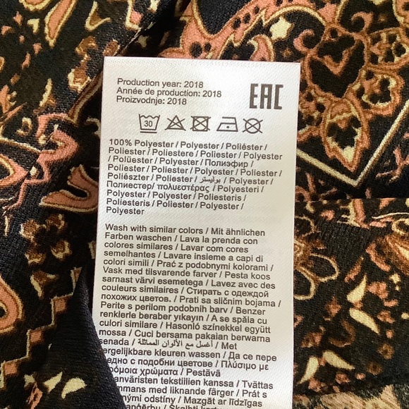 Vila Brand Casual Printed Pants from ASOS - Picture 4 of 4